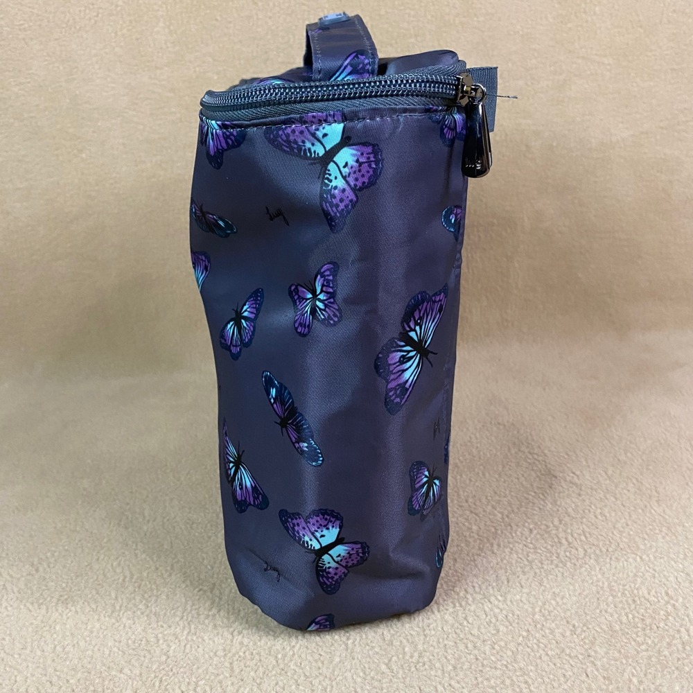 Lug Dolly Butterfly Cosmetic Travel Bag Insulated Case Organizer Makeup Pouch - Picture 5 of 11